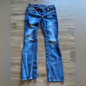 Miss Me Dark Blue Boot Cut Jeans